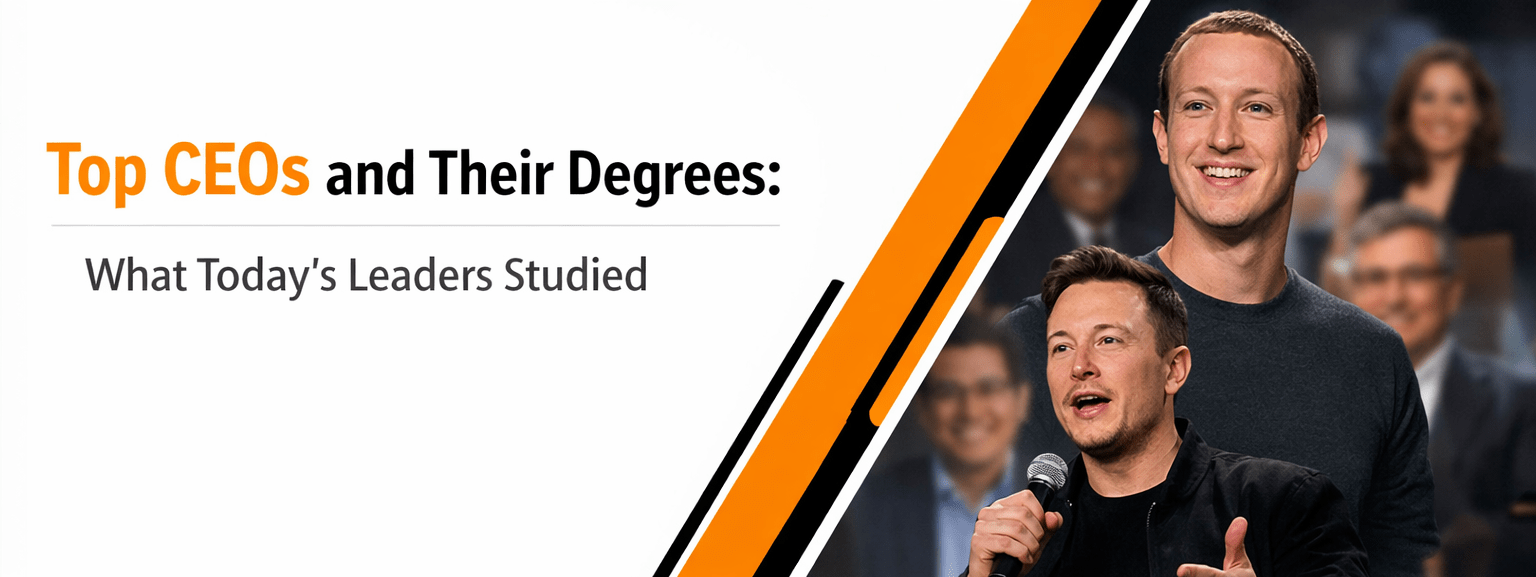 Top CEOs and Their Degrees: What Today’s Leaders Studied